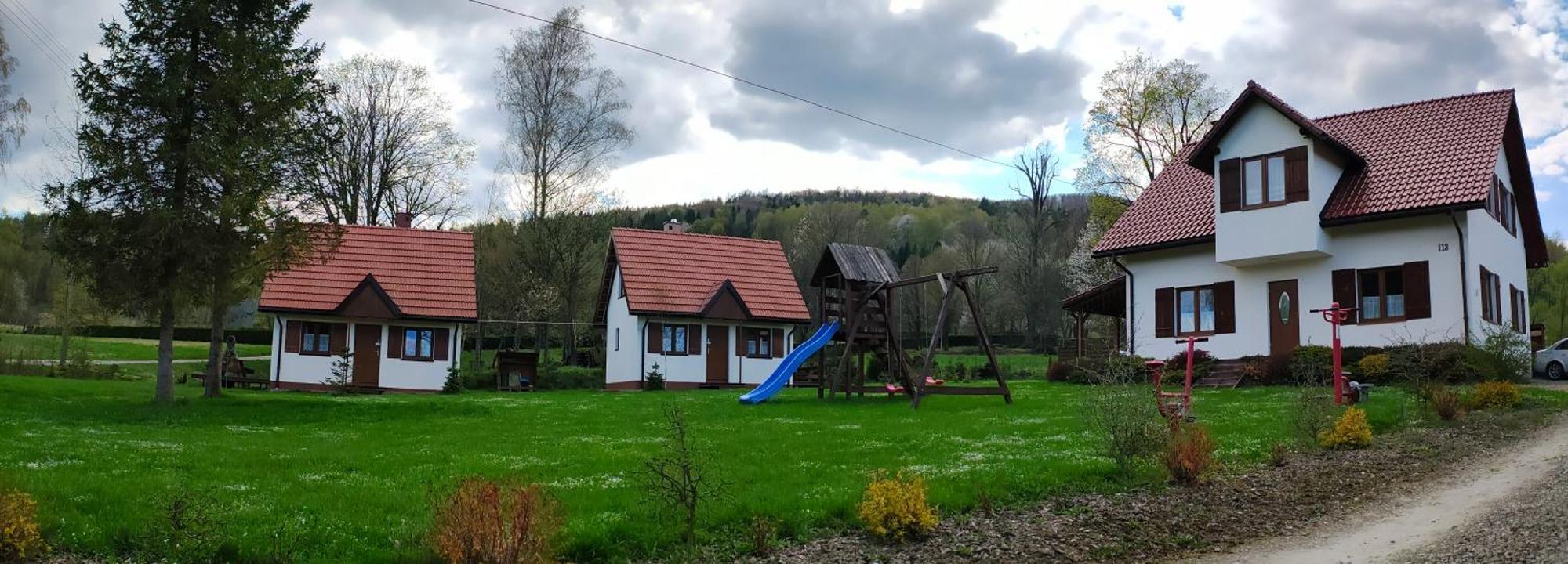 ウストシキ・ドルネBieszczadzkie Brzegiアパートメント エクステリア 写真